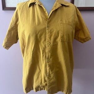 Mustard yellow shirt